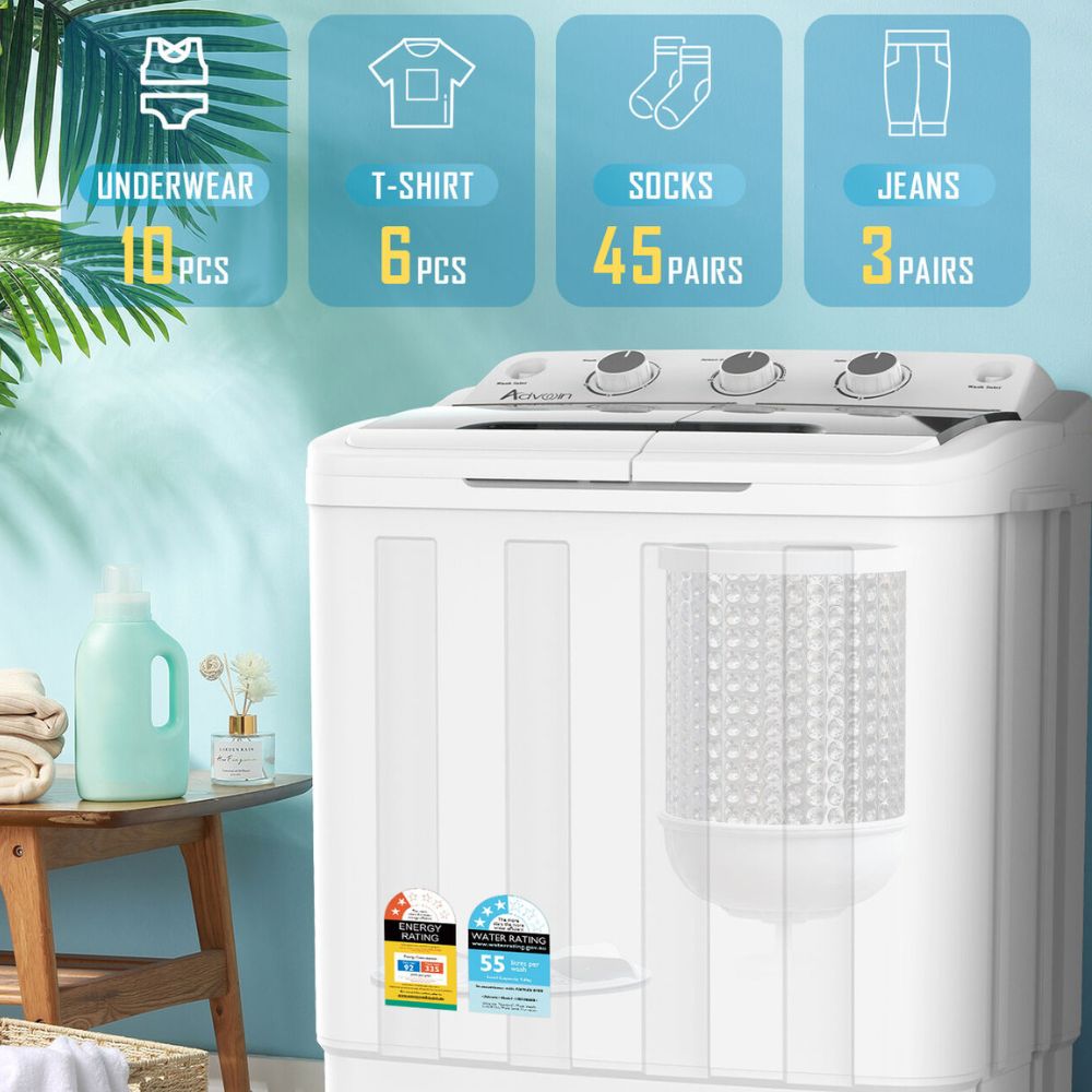 Easy Spin Portable Travel Washer