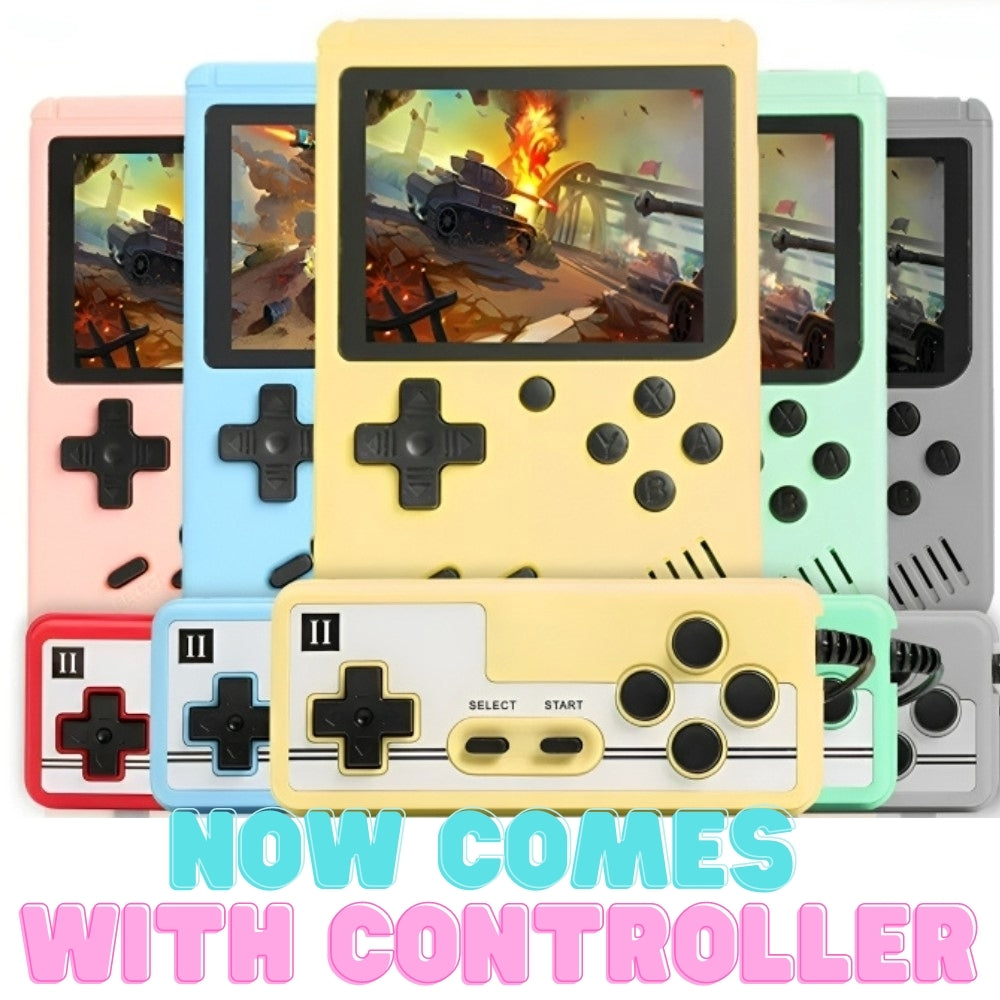 Retro Handheld Game Console 800+ Games - With Controller 🎮