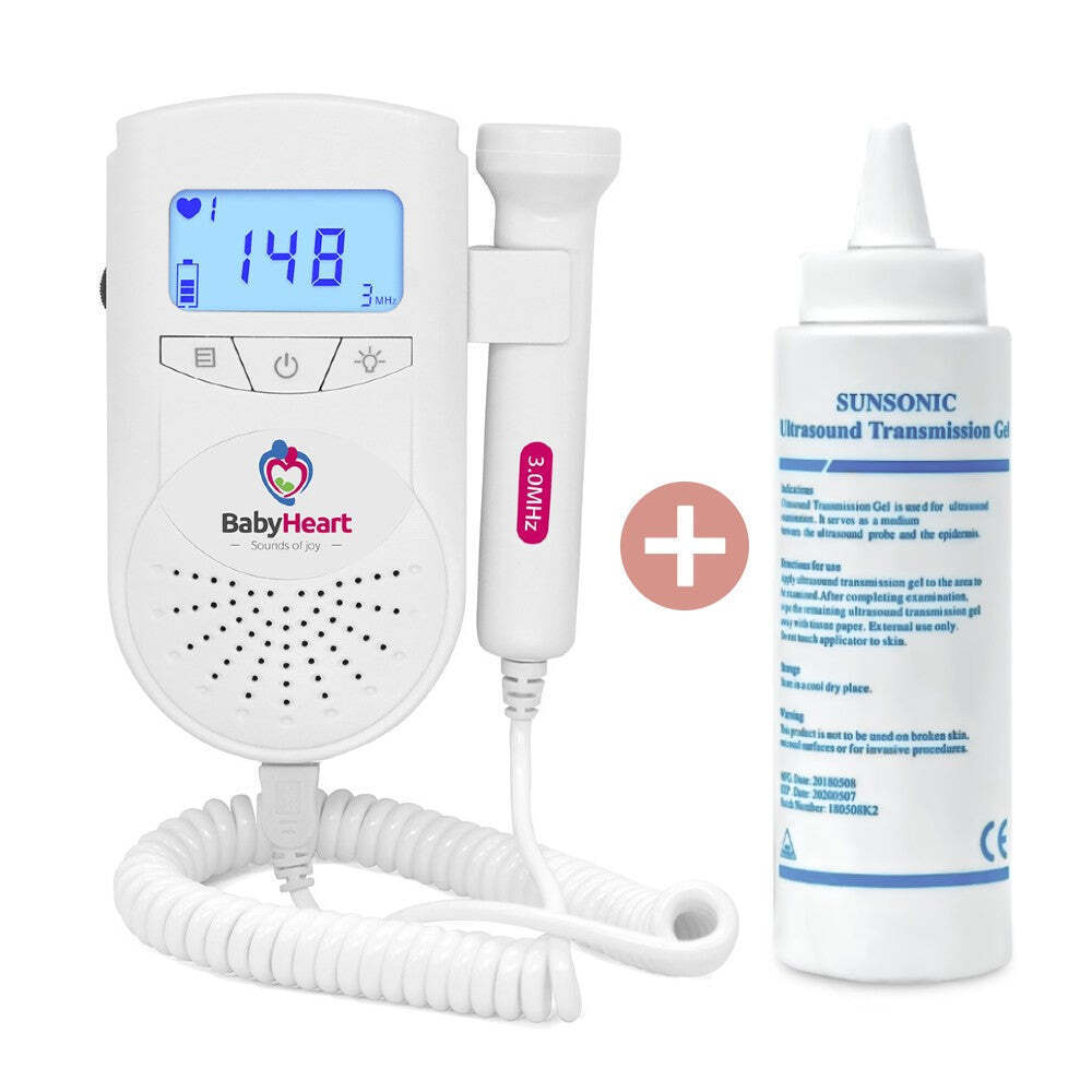 Portable Fetal Ultrasound Heart Beat Monitor