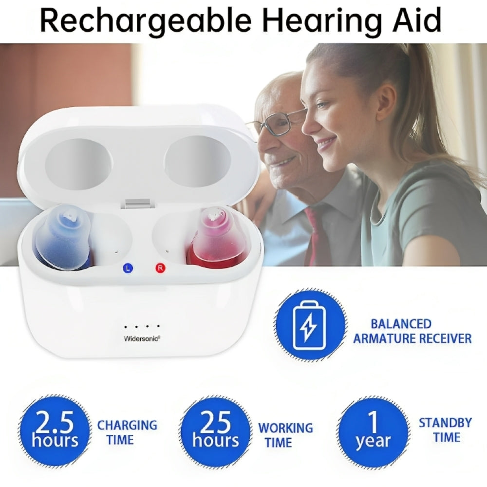 Rechargeable Invisible Hearing Aid