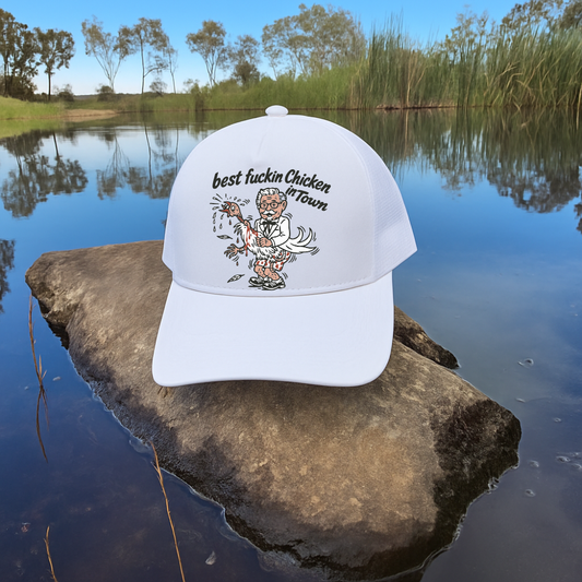 Dropped It Fishing Hat Best Chicken In Town