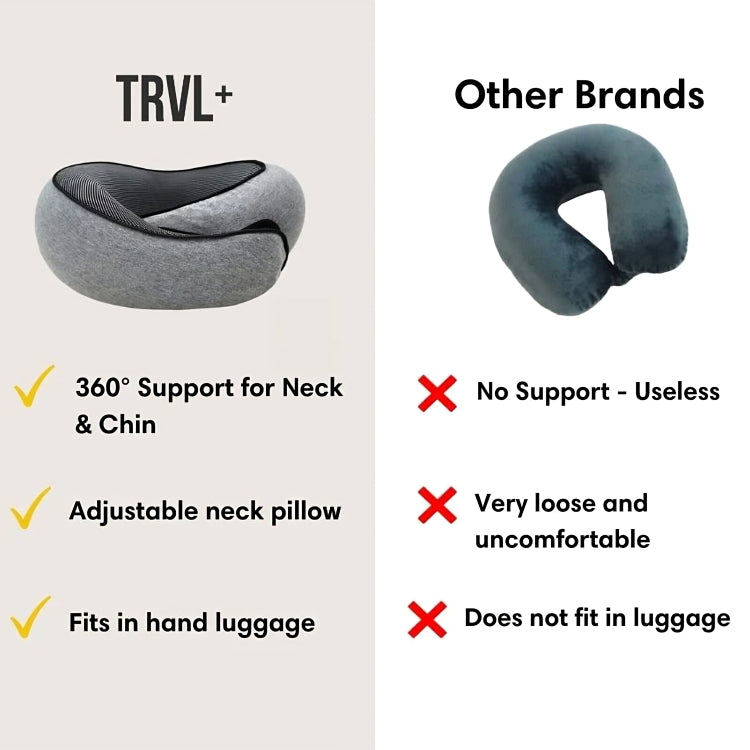 Memory Foam Breathable Travel Pillow