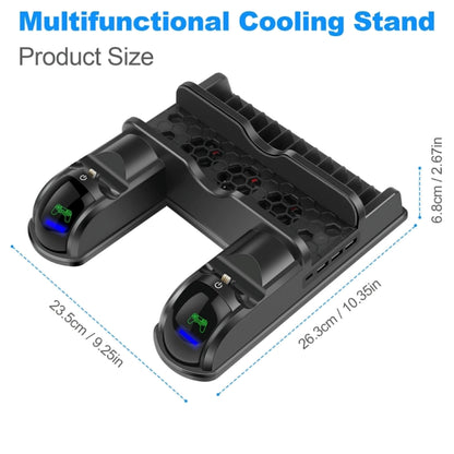 PlayStation 4 Cooling Fan Stand Dual Controller Charger Dock Station